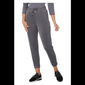 Joy Collection Women's Luxe Performance Scuba Stretch Chic Jogger Gray - Regular
